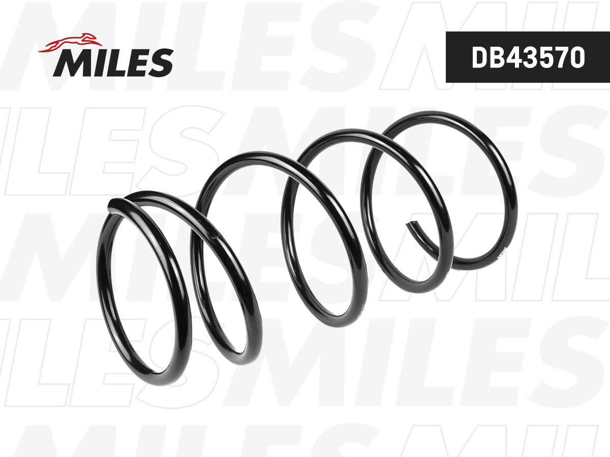 Пружина подвески subaru forester 97-02 передняя - Miles DB43570