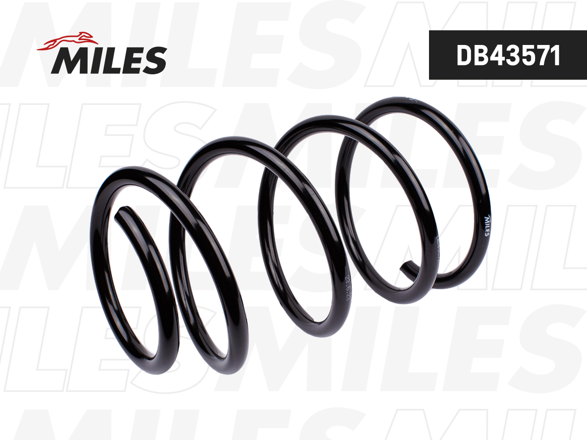Пружина подвески KIA ceed 1.6 акпп 06- передняя - Miles DB43571