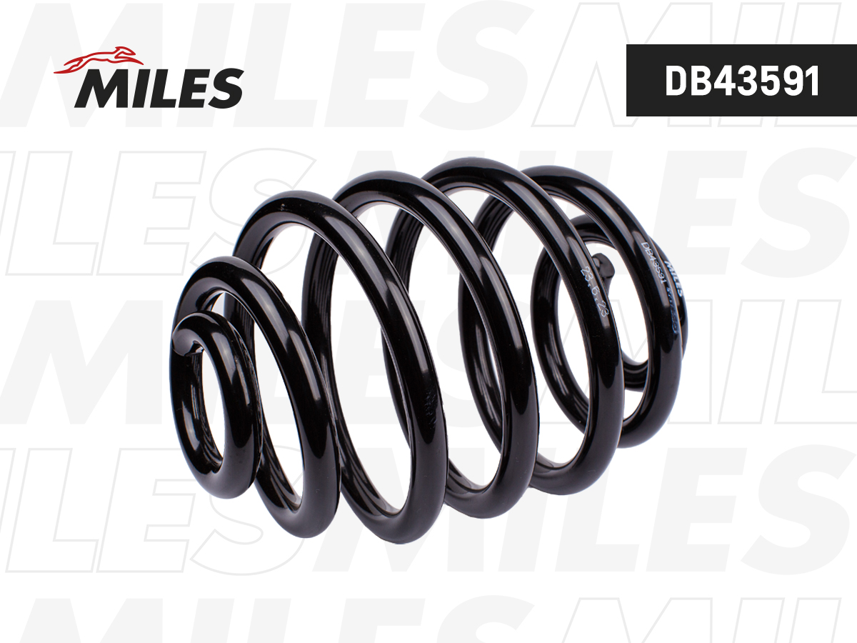 Пружина подвески daewoo espero 95- задняя - Miles DB43591