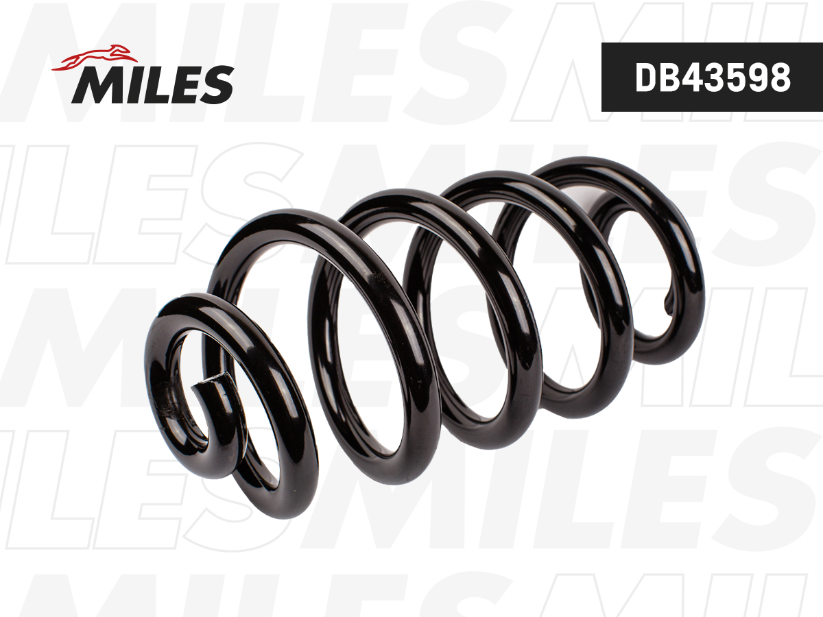 Пружина подвески nissan x-trail 4WD 6/07- задняя - Miles DB43598