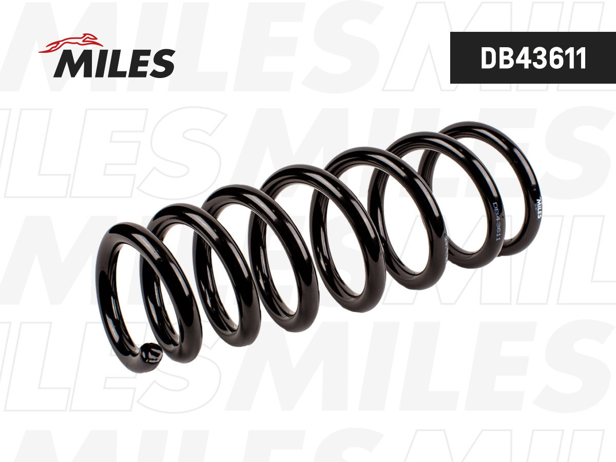 Пружина подвески BMW X6 3.0d/3.5i/3.5d/4.0d/5.0i 08-14 передняя - Miles DB43611
