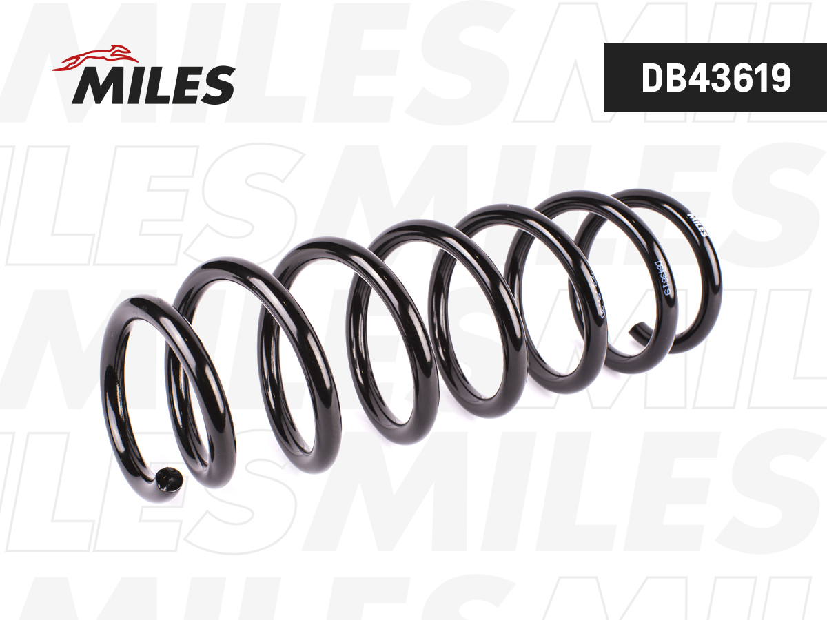 Пружина подвески BMW X3 sDRIVE / xDRIVE w. Towbar 10- /X4 xDRIVE 13- задняя - Miles DB43619
