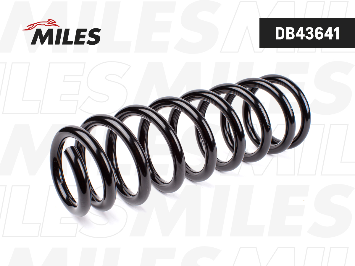 Пружина подвески KIA optima (tf) 2.0l 09-12 задняя - Miles DB43641