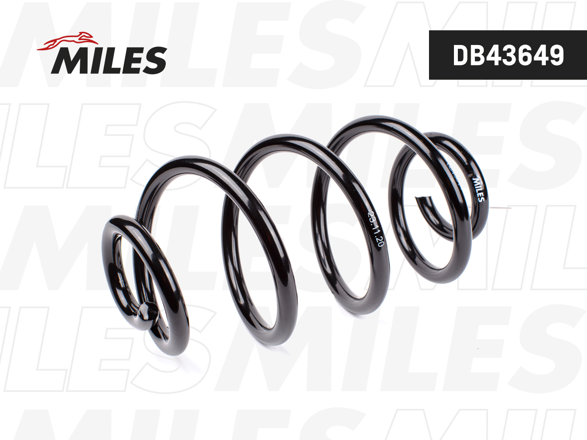 Пружина подвески nissan tiida 07- задняя - Miles DB43649