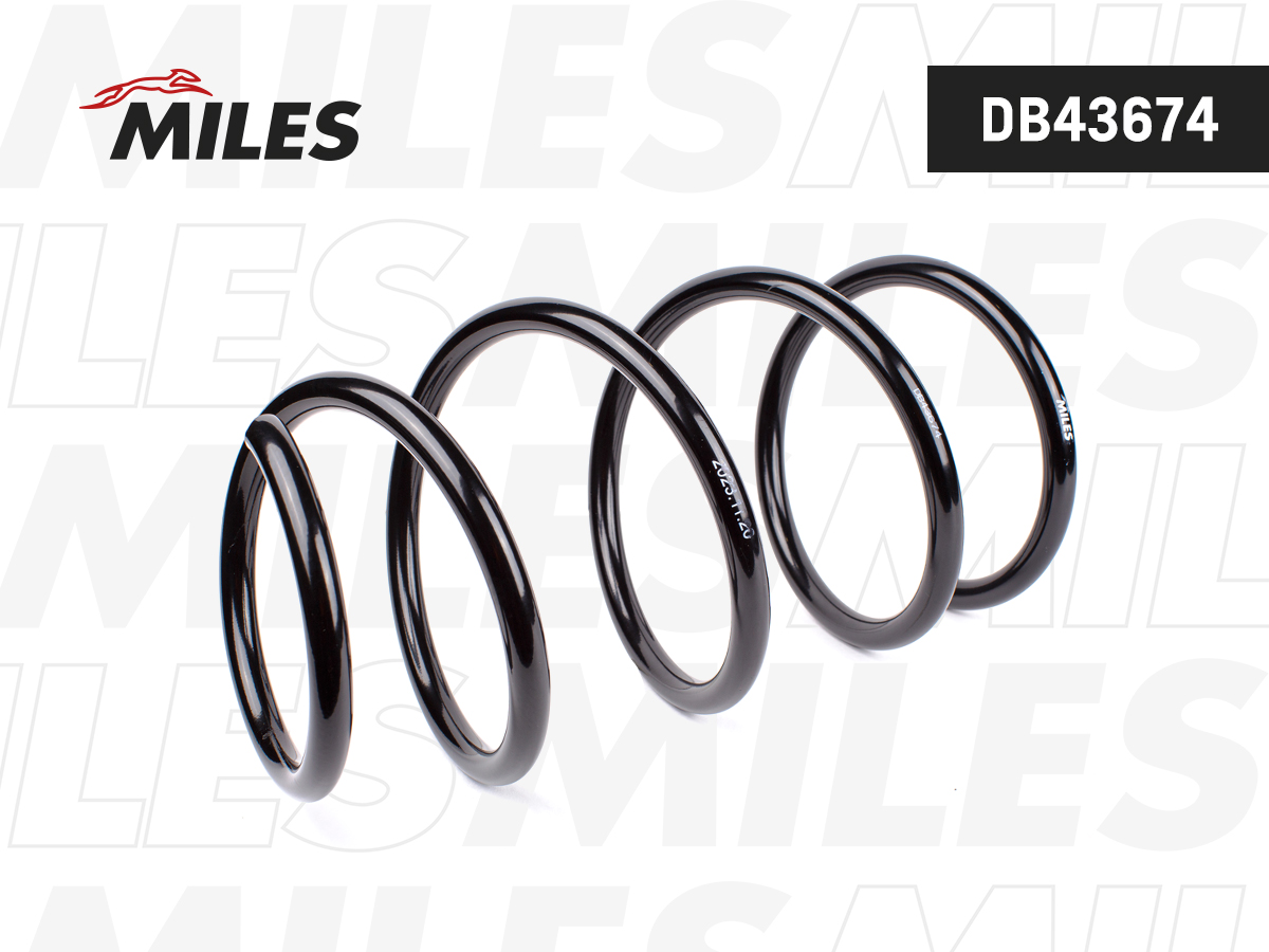 Пружина подвески BMW x3(e83) 2.0d/2.5/3.0 04- передняя - Miles DB43674