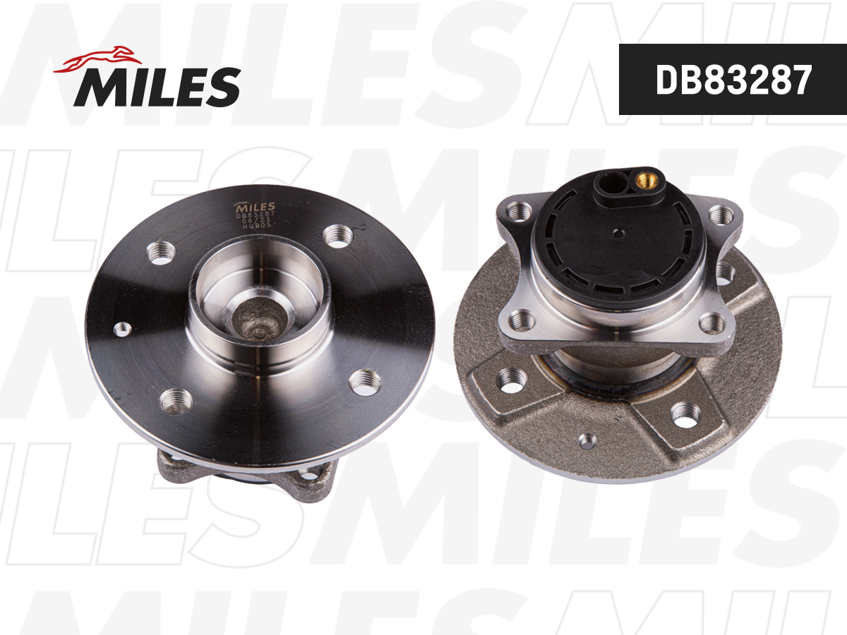 Ступица с подшипником citroen c1/peugeot 107/108/toyota aygo 1.0-1.4 05- зад. - Miles DB83287