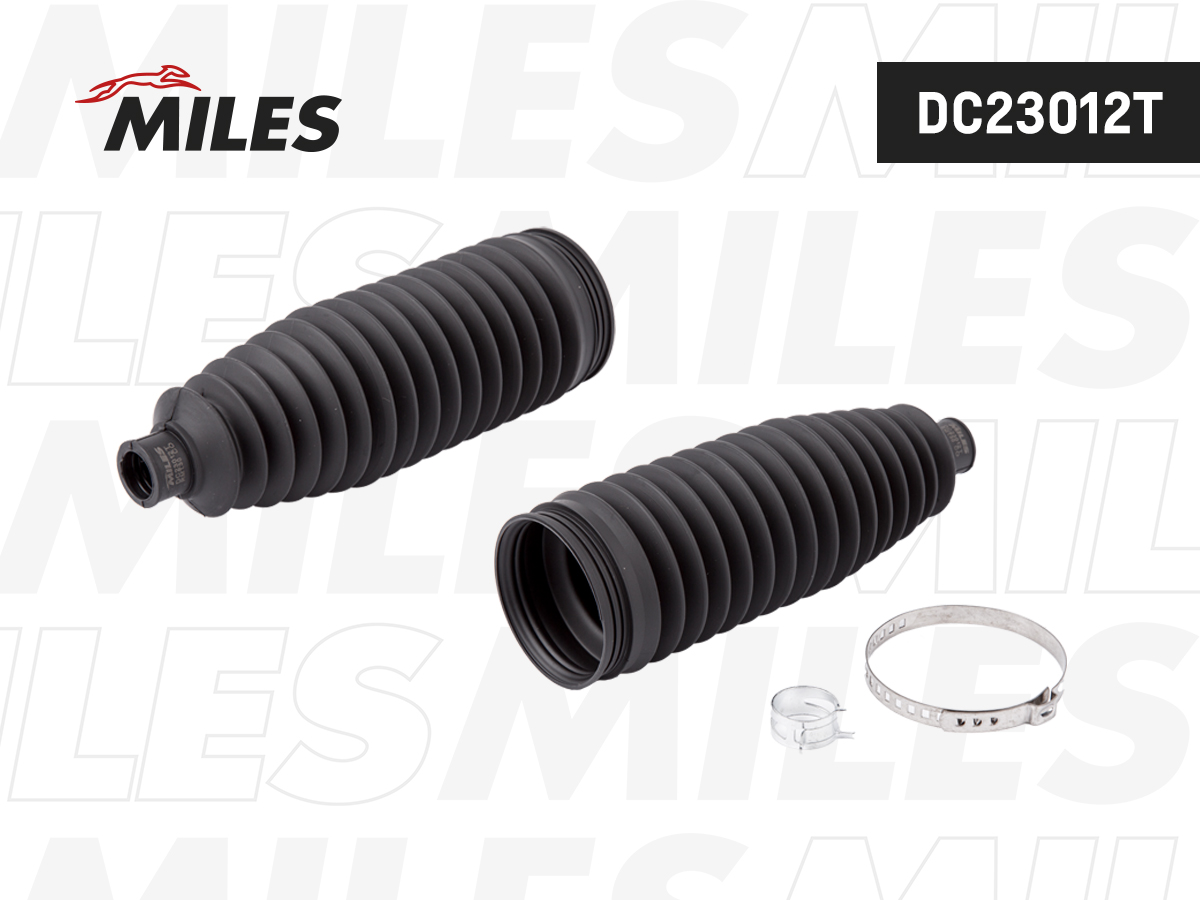 Комплект пыльника рулевой рейки - Miles DC23012T