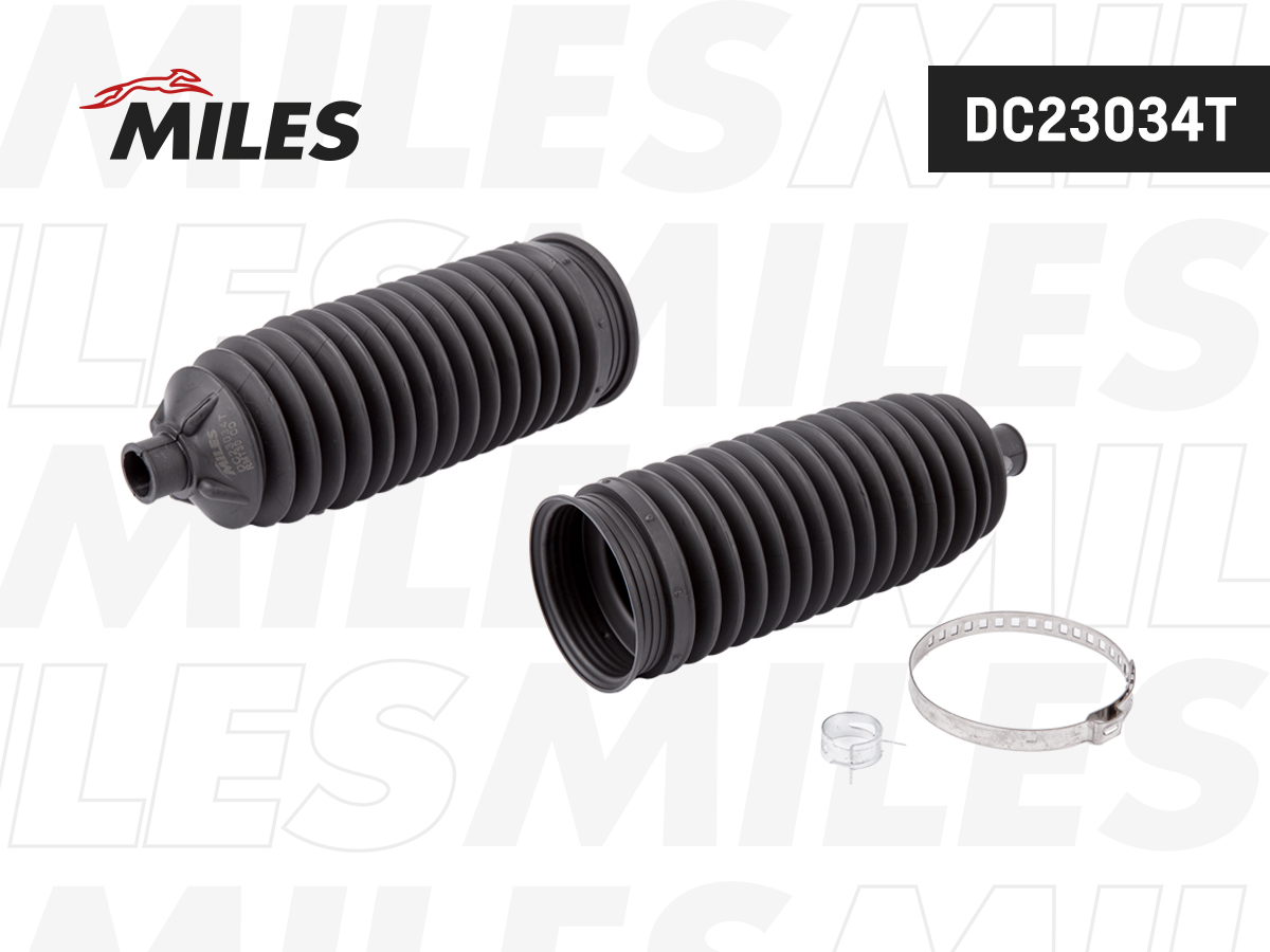 Комплект пыльника рулевой рейки - Miles DC23034T