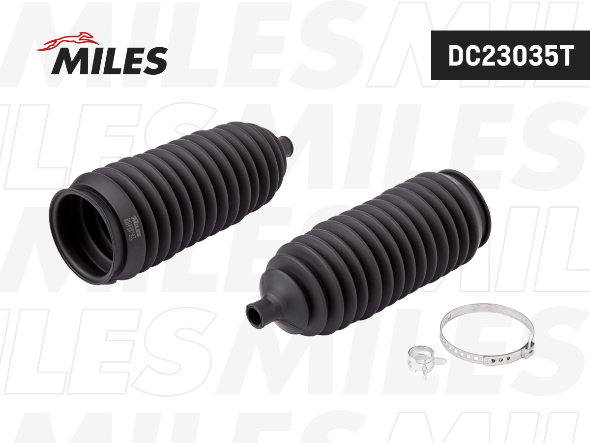 Комплект пыльника рулевой рейки - Miles DC23035T