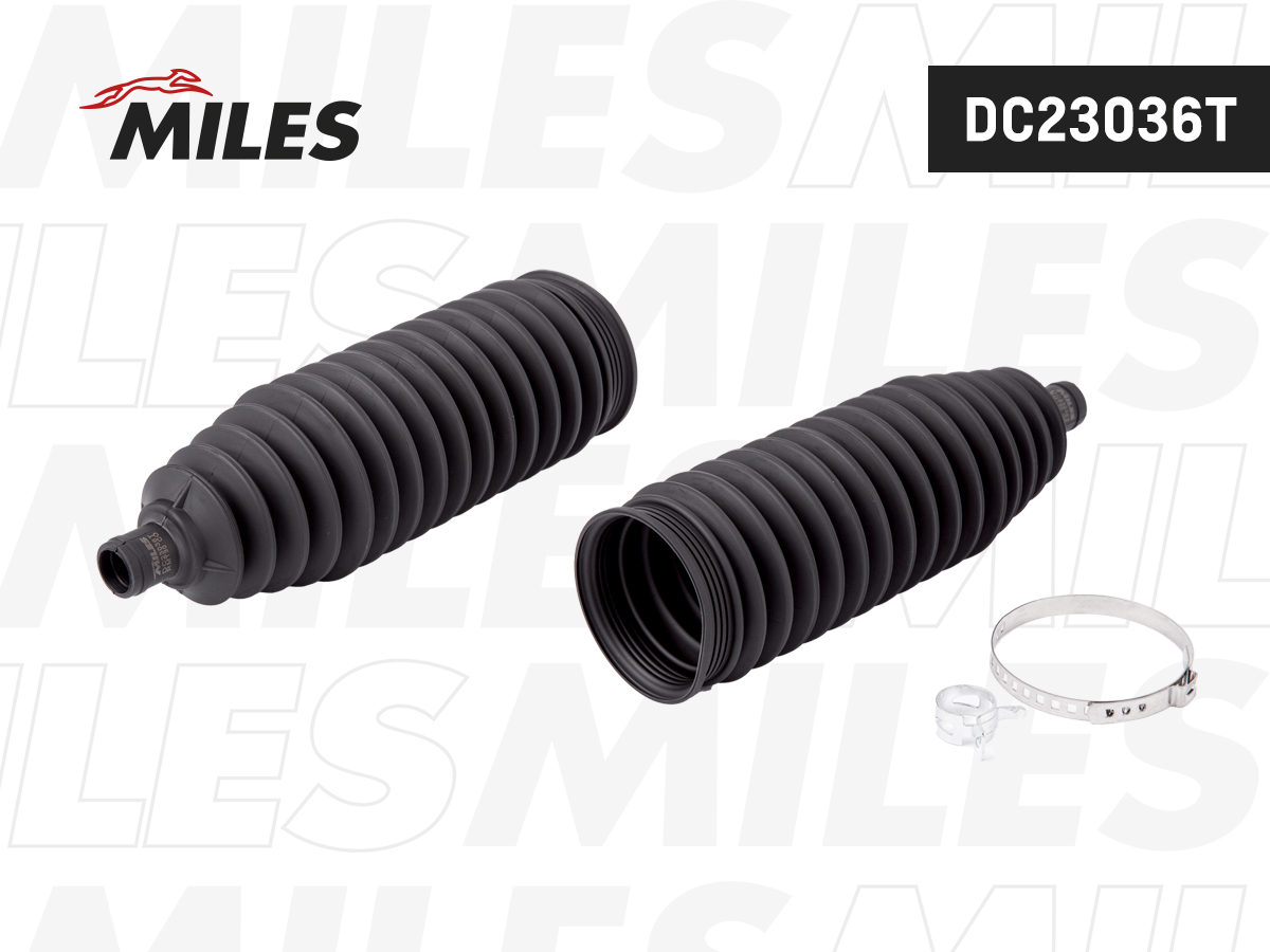 Комплект пыльника рулевой рейки - Miles DC23036T