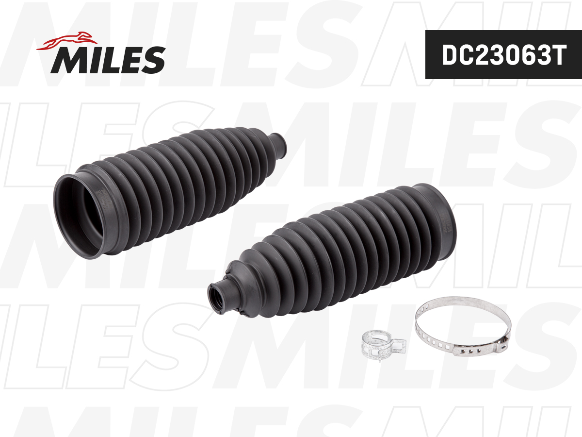 Комплект пыльника рулевой рейки - Miles DC23063T