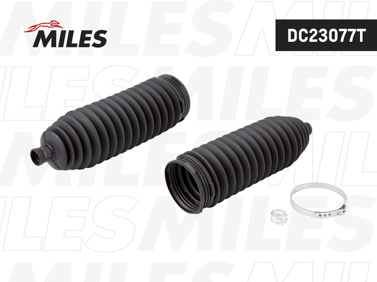 Комплект пыльника рулевой рейки - Miles DC23077T