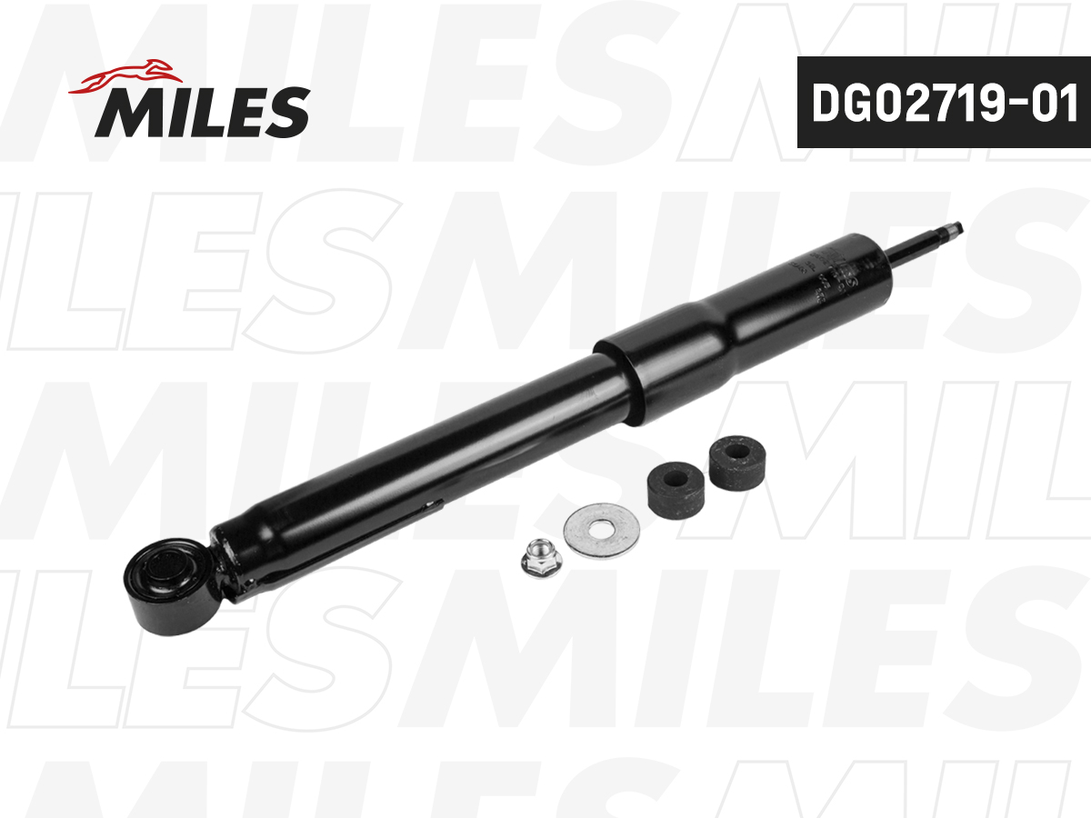 Амортизатор toyota land cruiser 200 4.7/4.5d 09/07- зад.газ - Miles DG02719-01