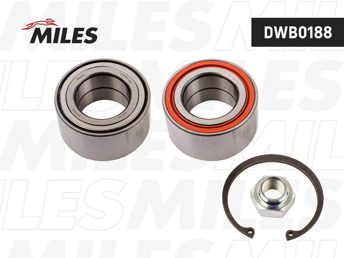 Подшипник ступ.SUZUKI swift iii/liana/ignis 01- пер. - Miles DWB0188