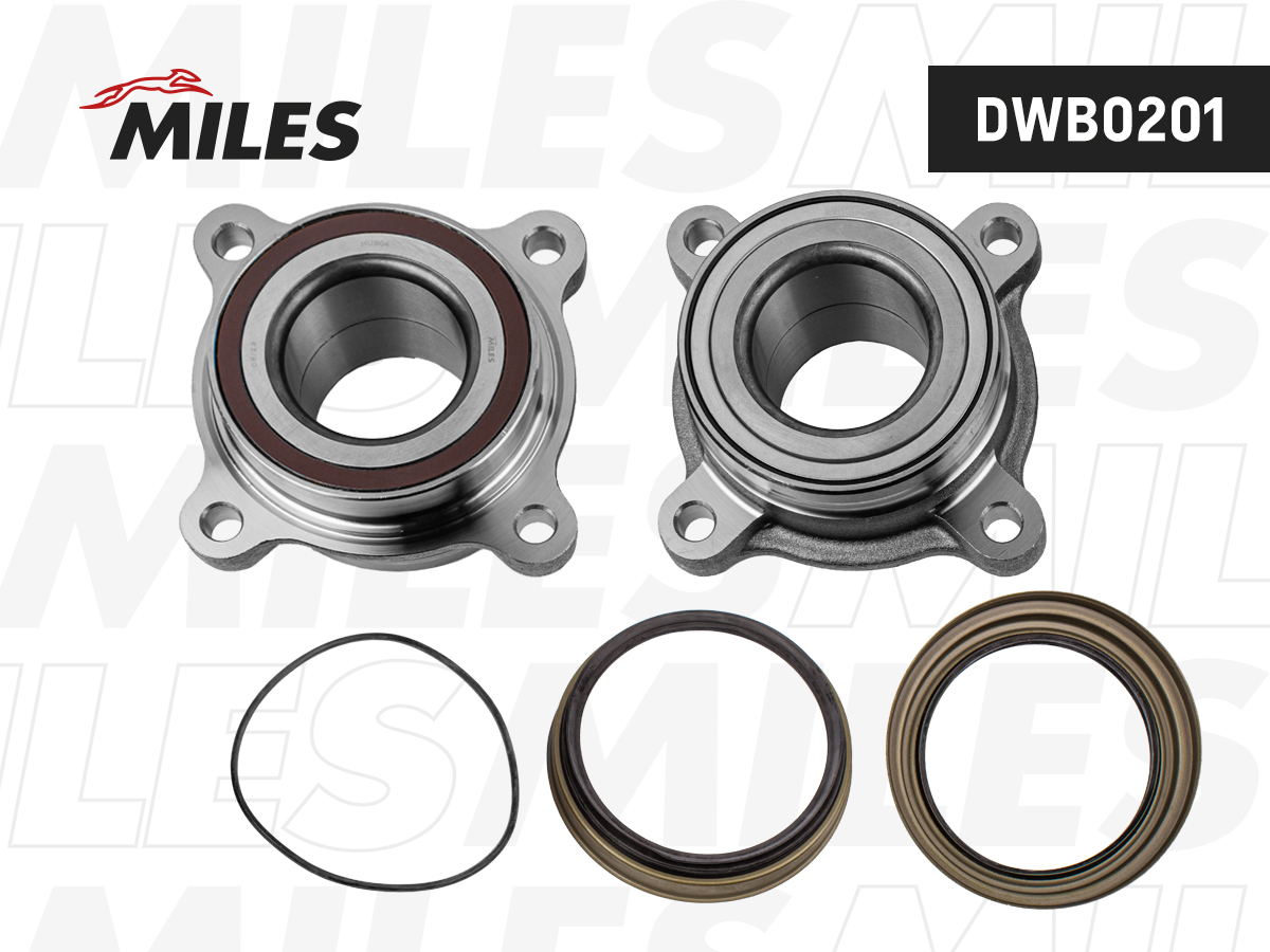 Подшипник ступ.TOYOTA land cruiser iv/sequoia/tundra/lexus lx570 07- пер. - Miles DWB0201
