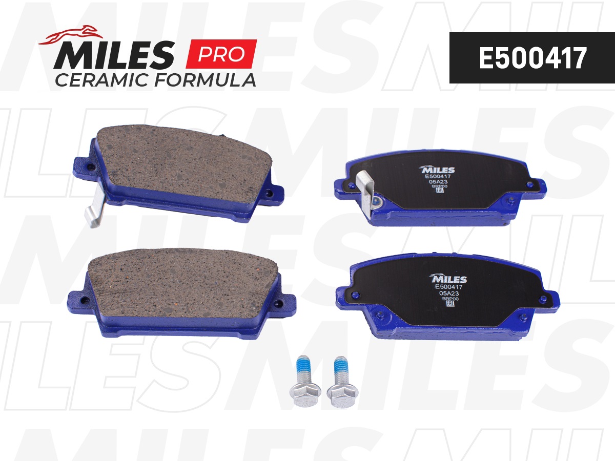 Колодки тормозные honda civic Hatchback 05- передние Ceramic - Miles E500417