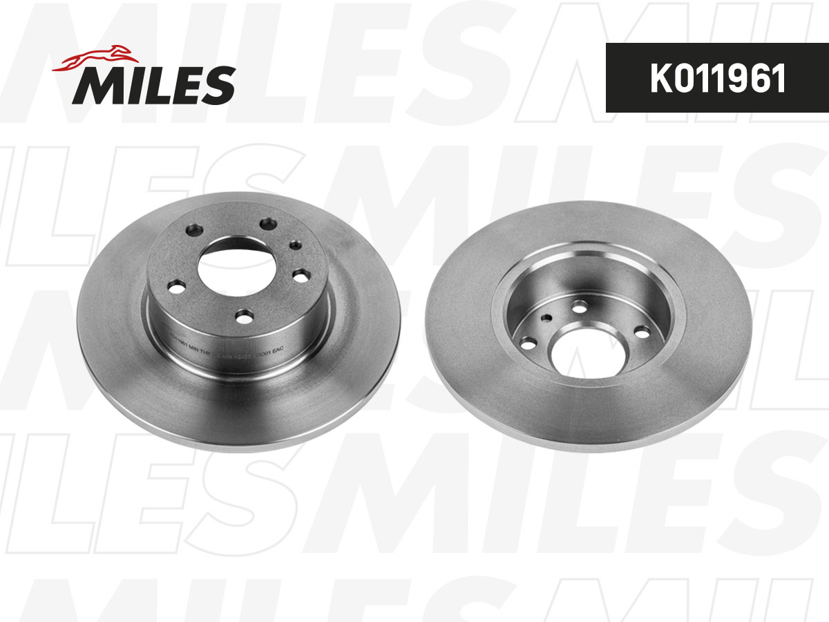 Диск тормозной alfa romeo 147/156/164 задний - Miles K011961