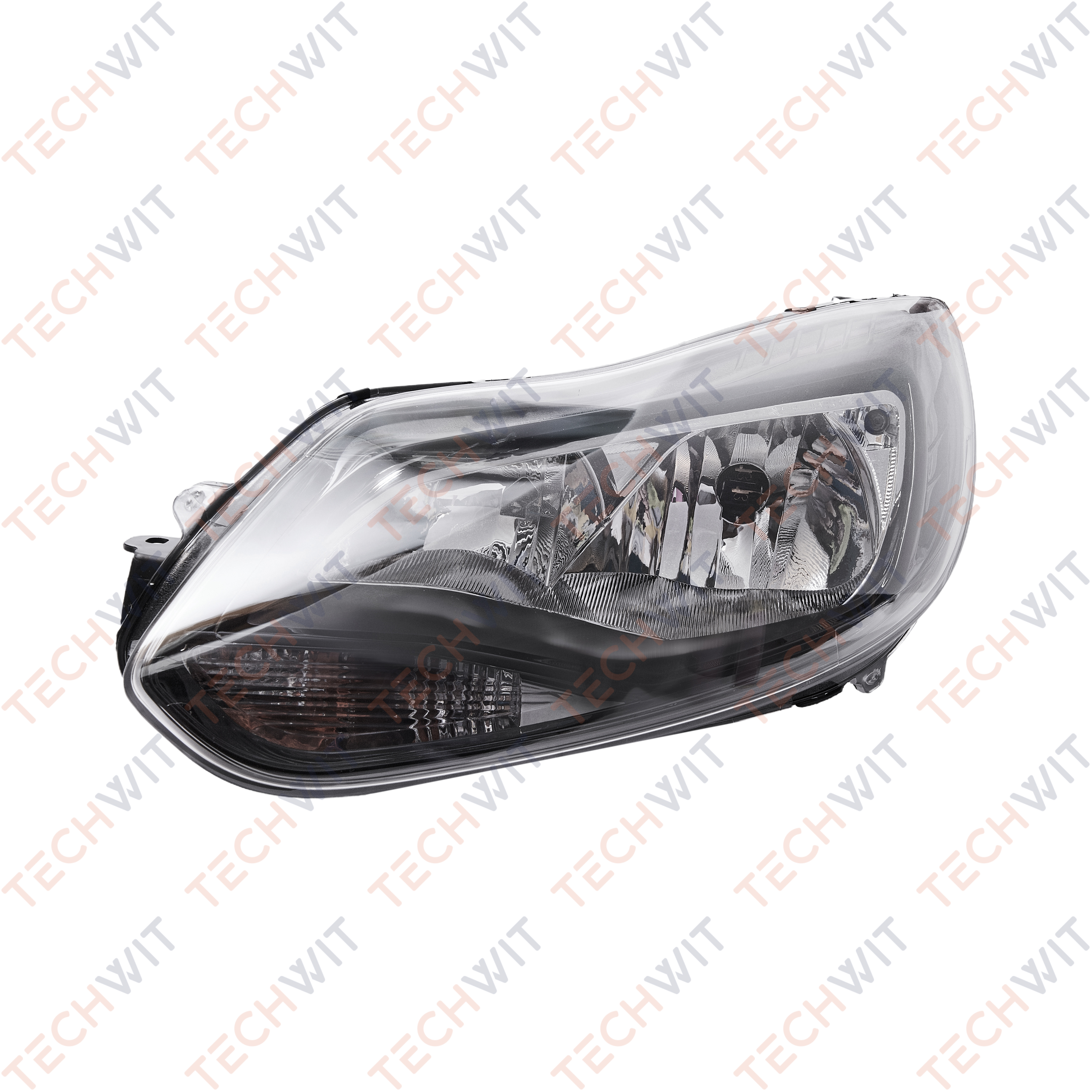 Фара Лев. чёрная Ford Focus 2011-2014 | перед лев | - TechWit HD001FRD015BL