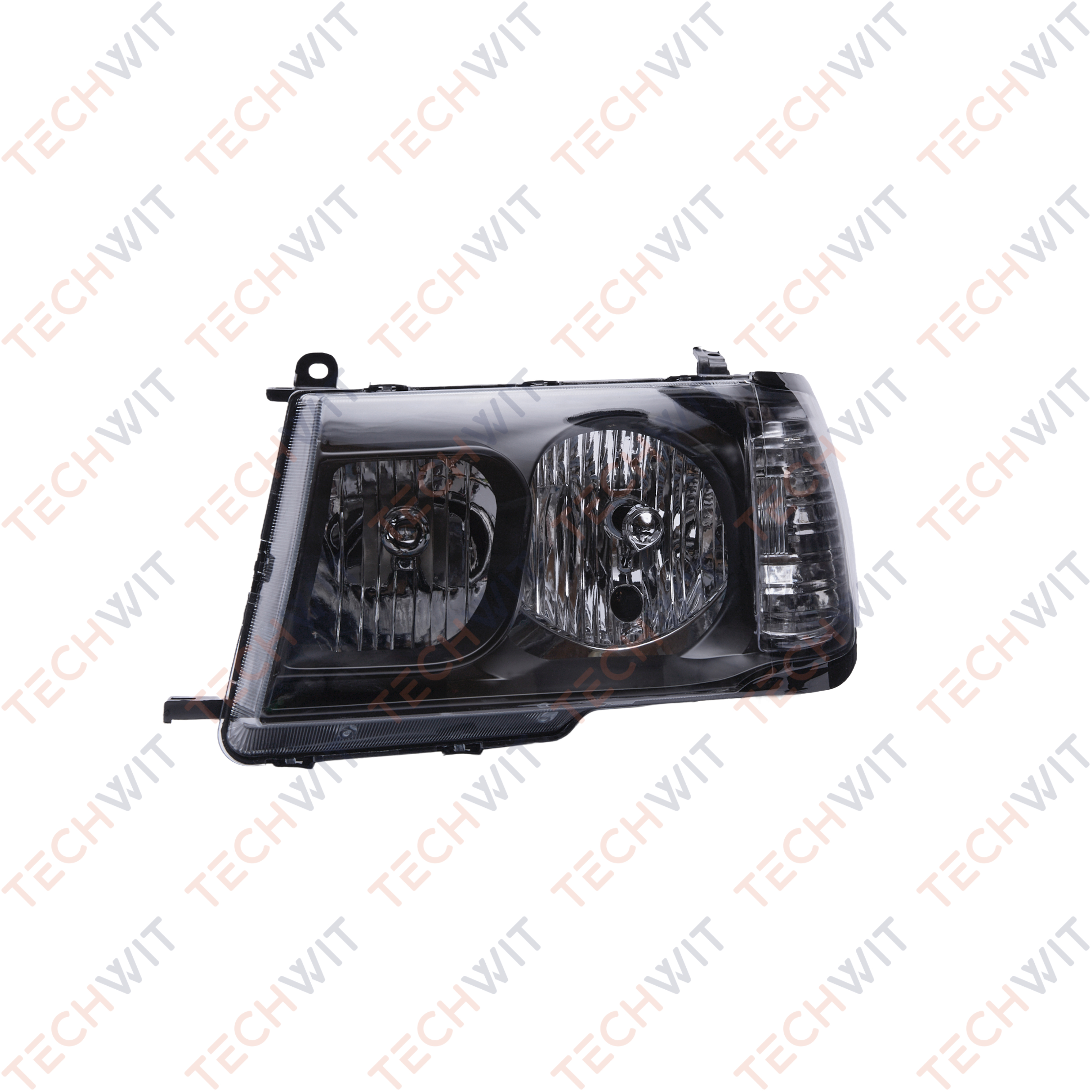 Фара Лев. чёрная Toyota Land Cruiser 100 1998-2008 | перед лев | - TechWit HD001TYT093TW