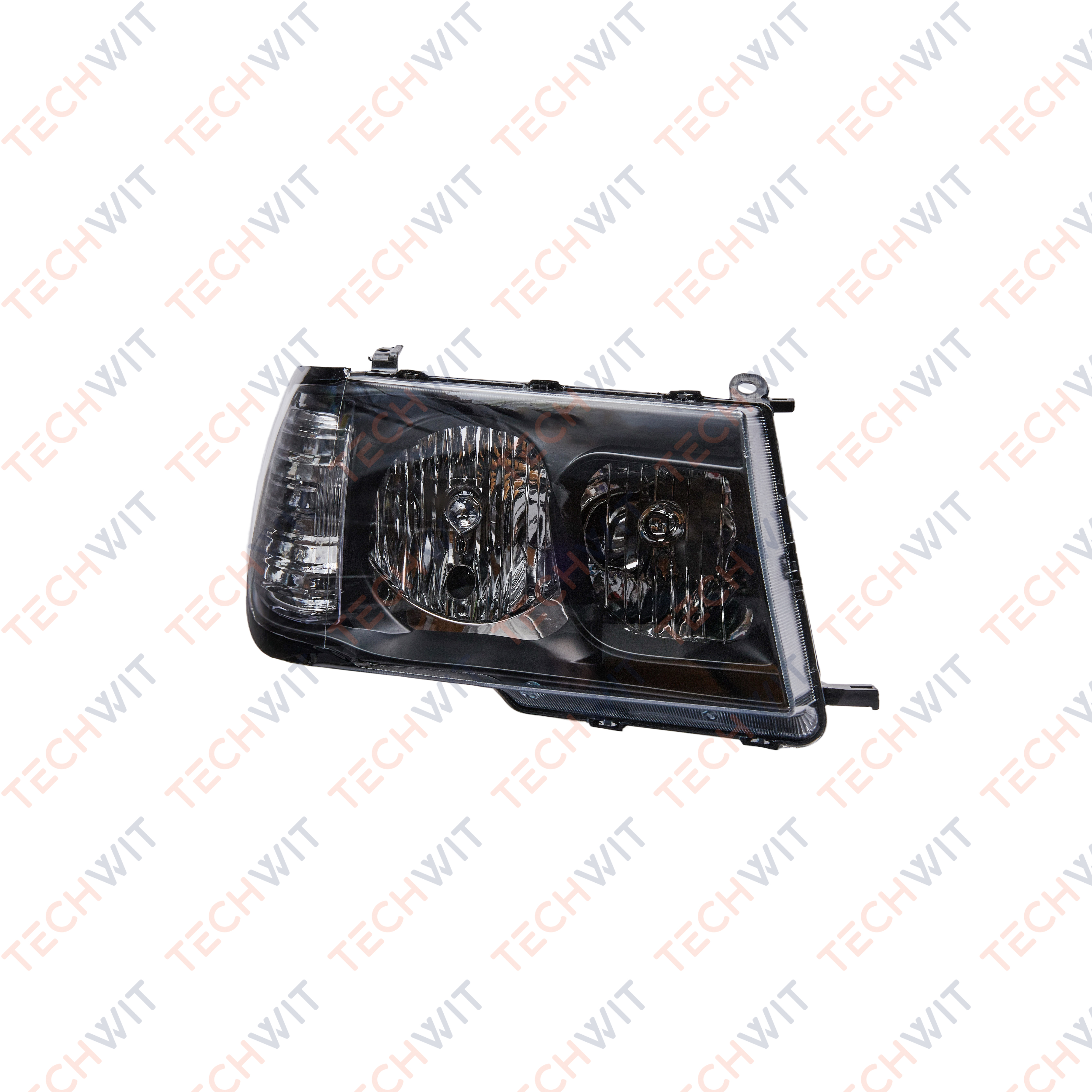 Фара Прав. чёрная Toyota Land Cruiser 100 1998-2008 | перед прав | - TechWit HD001TYT094TW