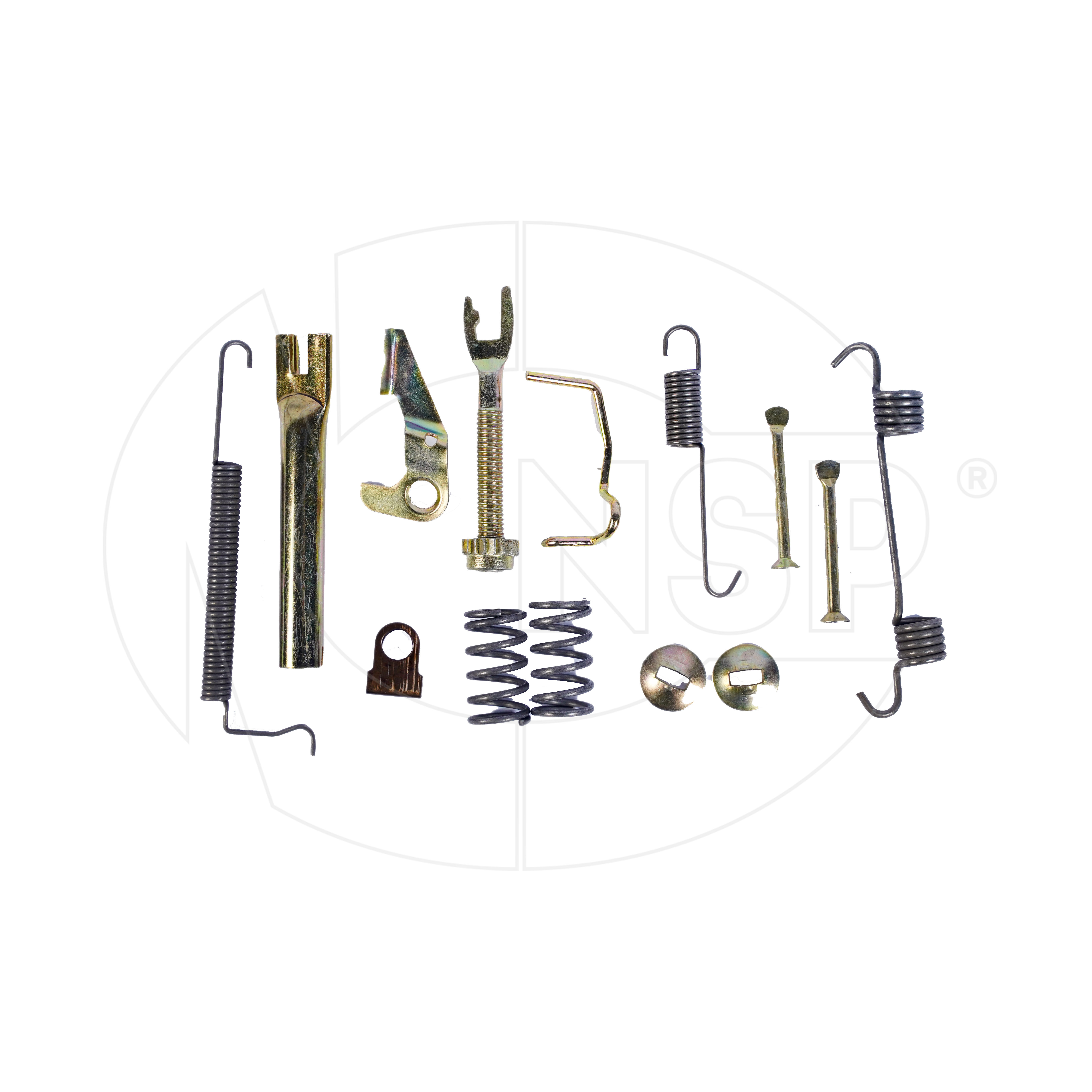 Ремкомплект колодок тормозных задних левый chevrolet Aveo (t300) NSP NSP0195231328
