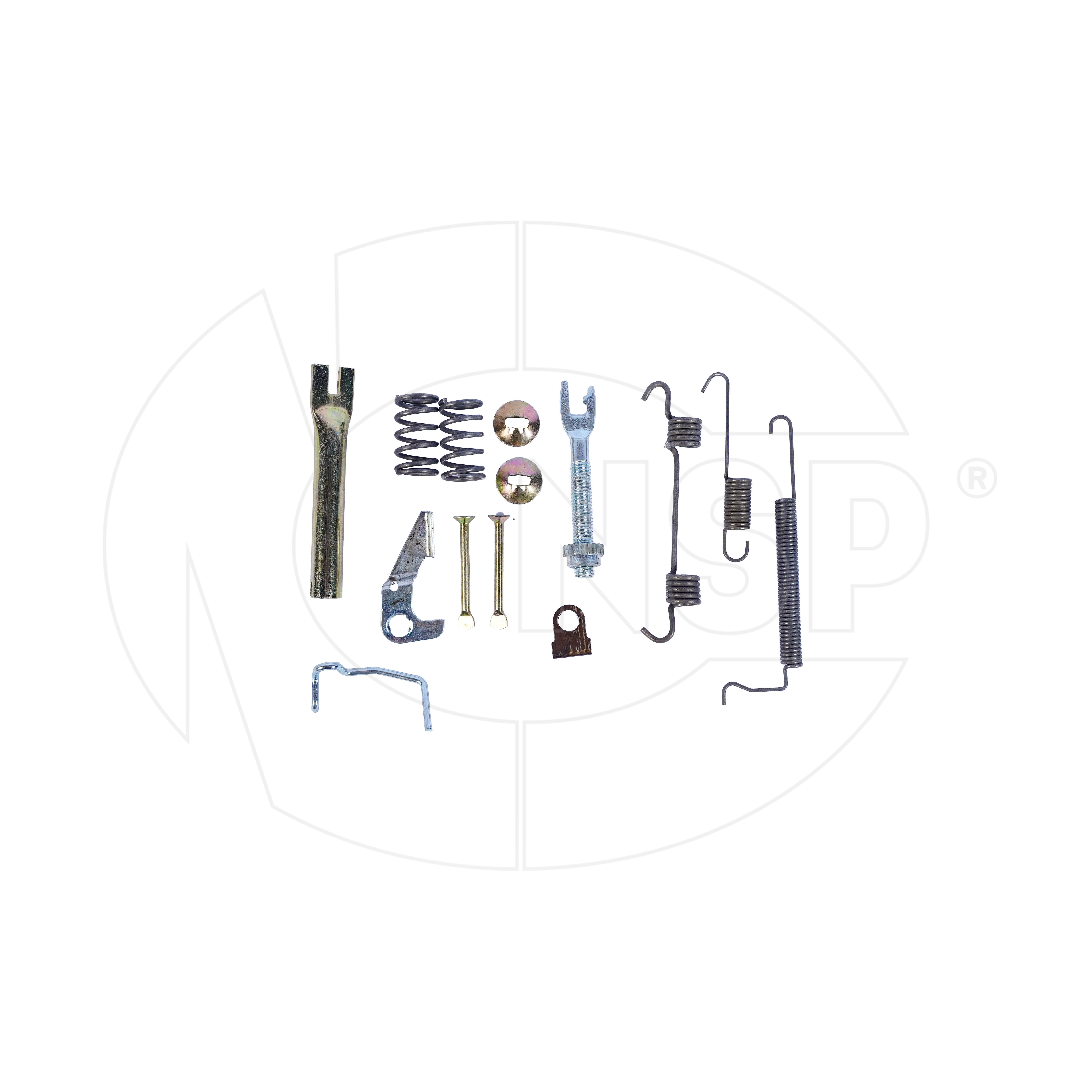 Ремкомплект колодок тормозных задних правый chevrolet Aveo (t300) NSP NSP0195231326