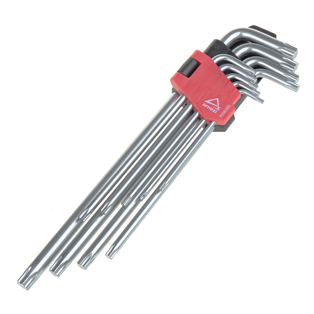 Набор имбусовых ключей Torx 9пр длинные - ARNEZI R1061031
