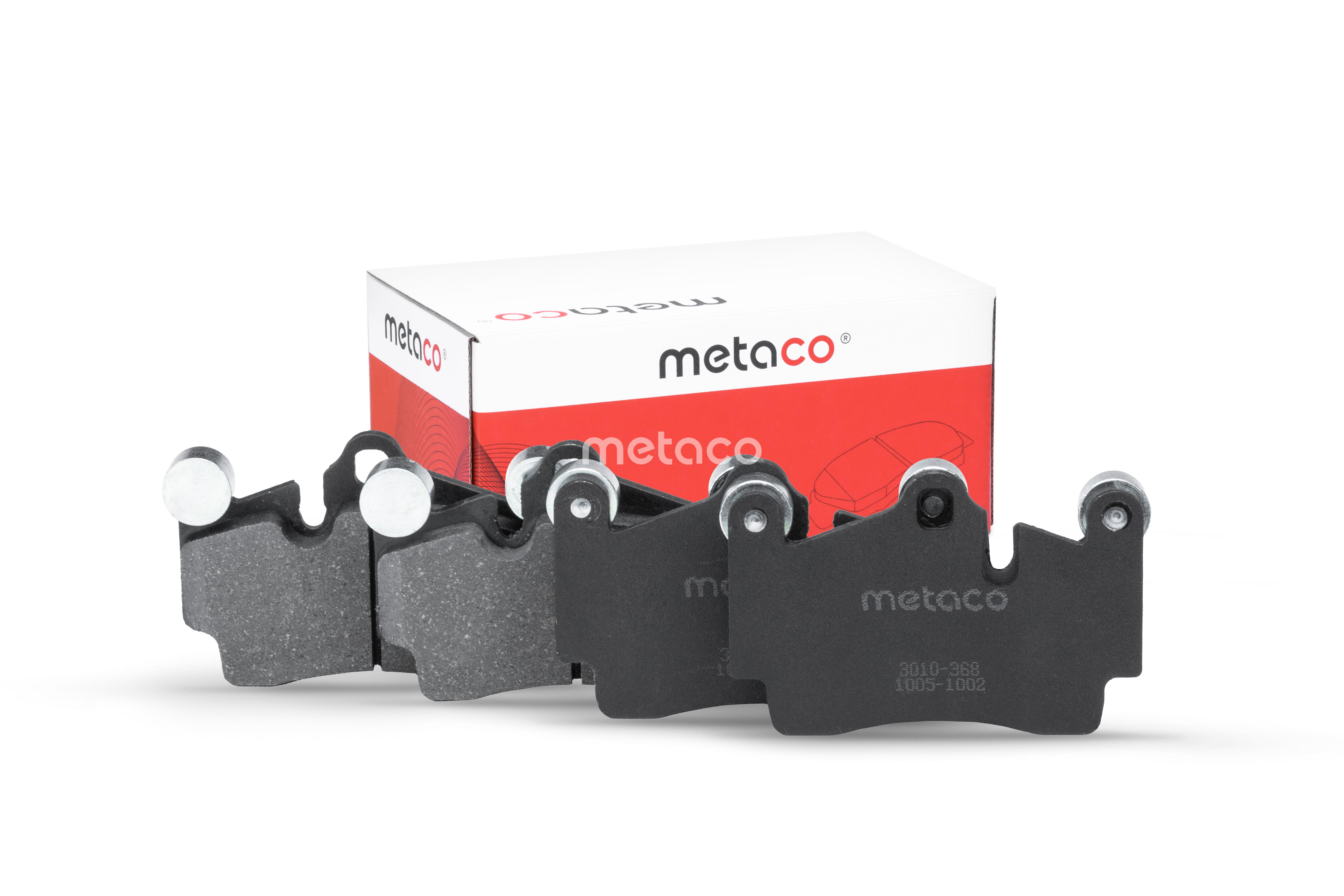Колодки тормозные задние дисковые к-кт - METACO 3010368