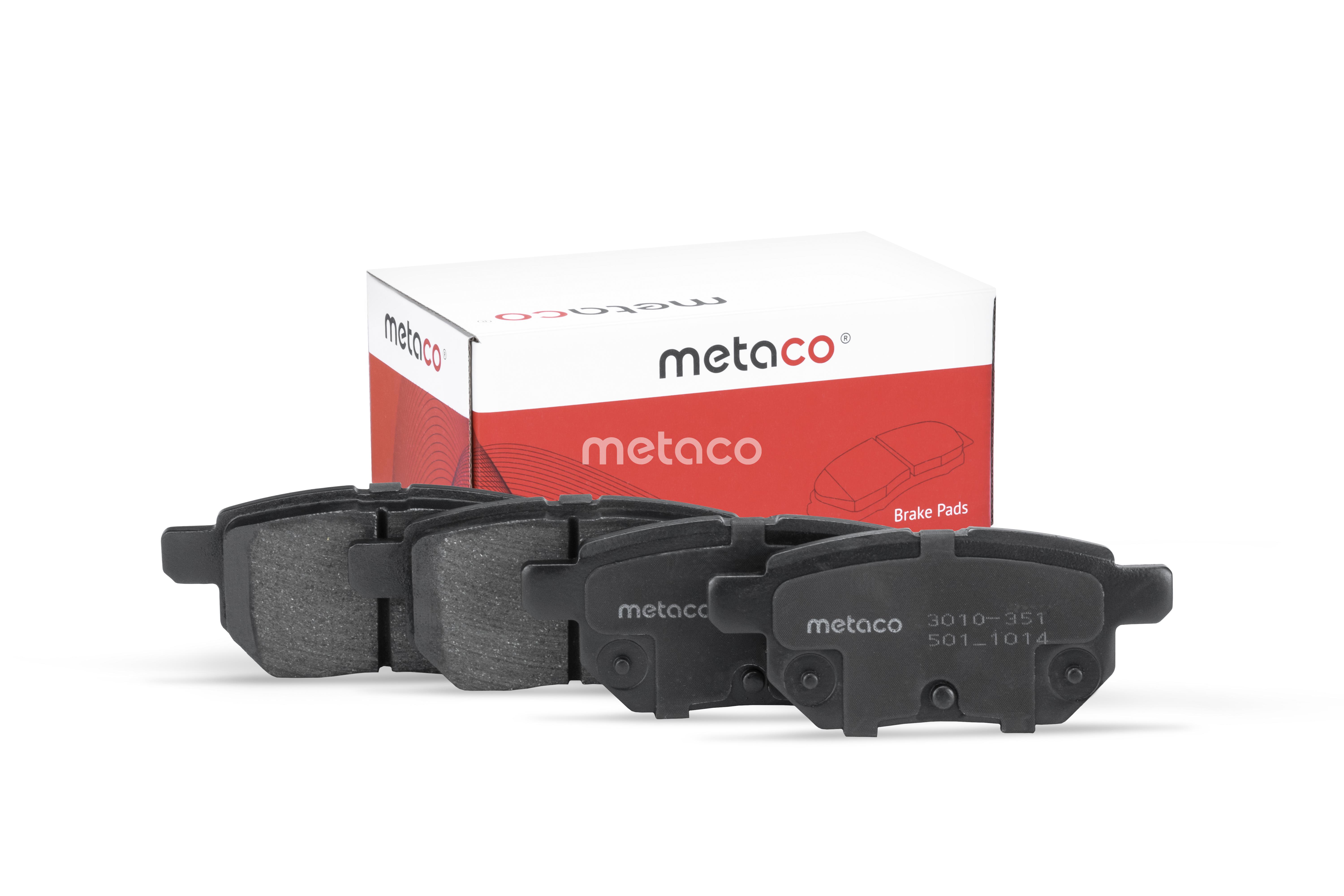Колодки тормозные задние дисковые к-кт - METACO 3010-351