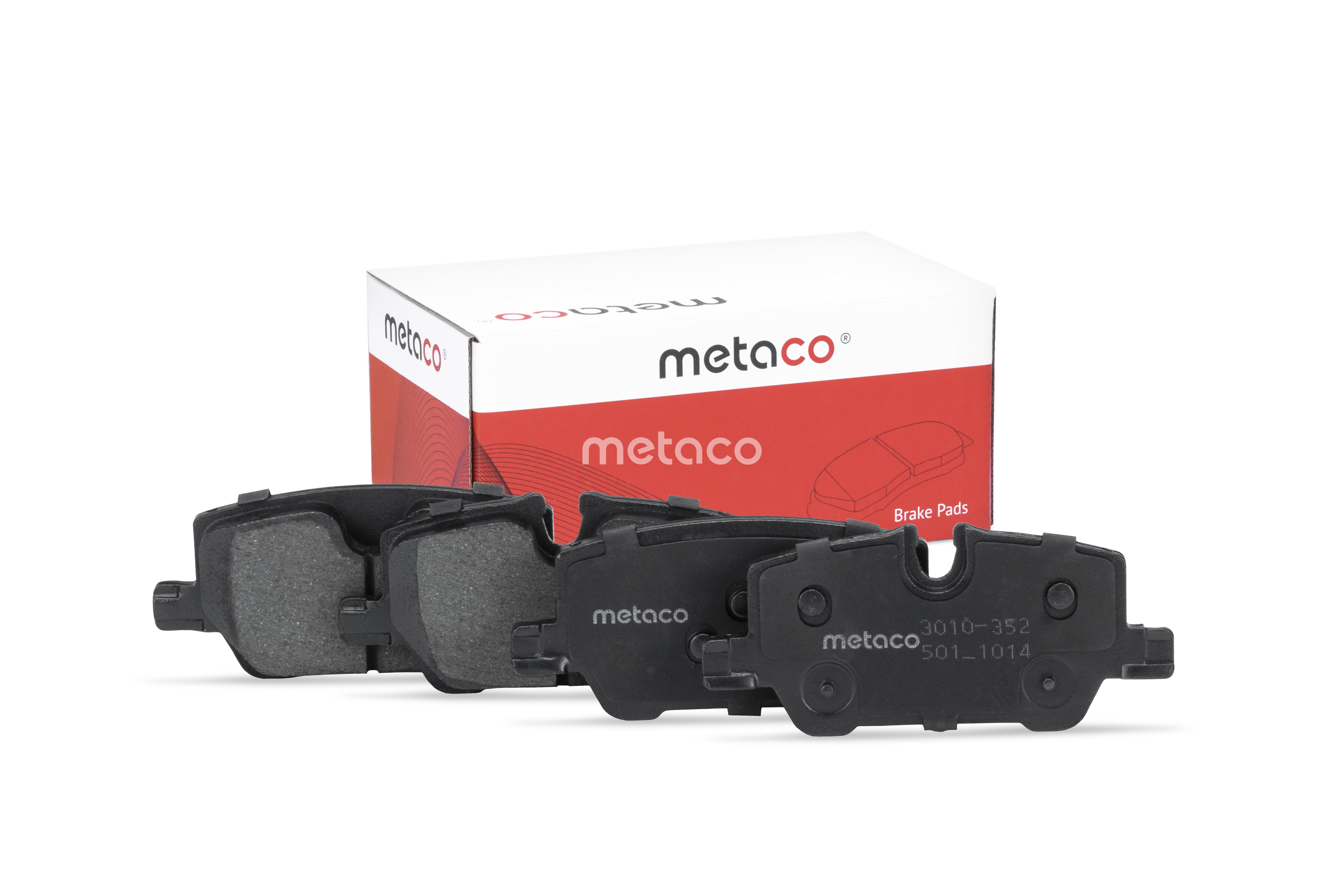 Колодки тормозные задние дисковые к-кт - METACO 3010-352