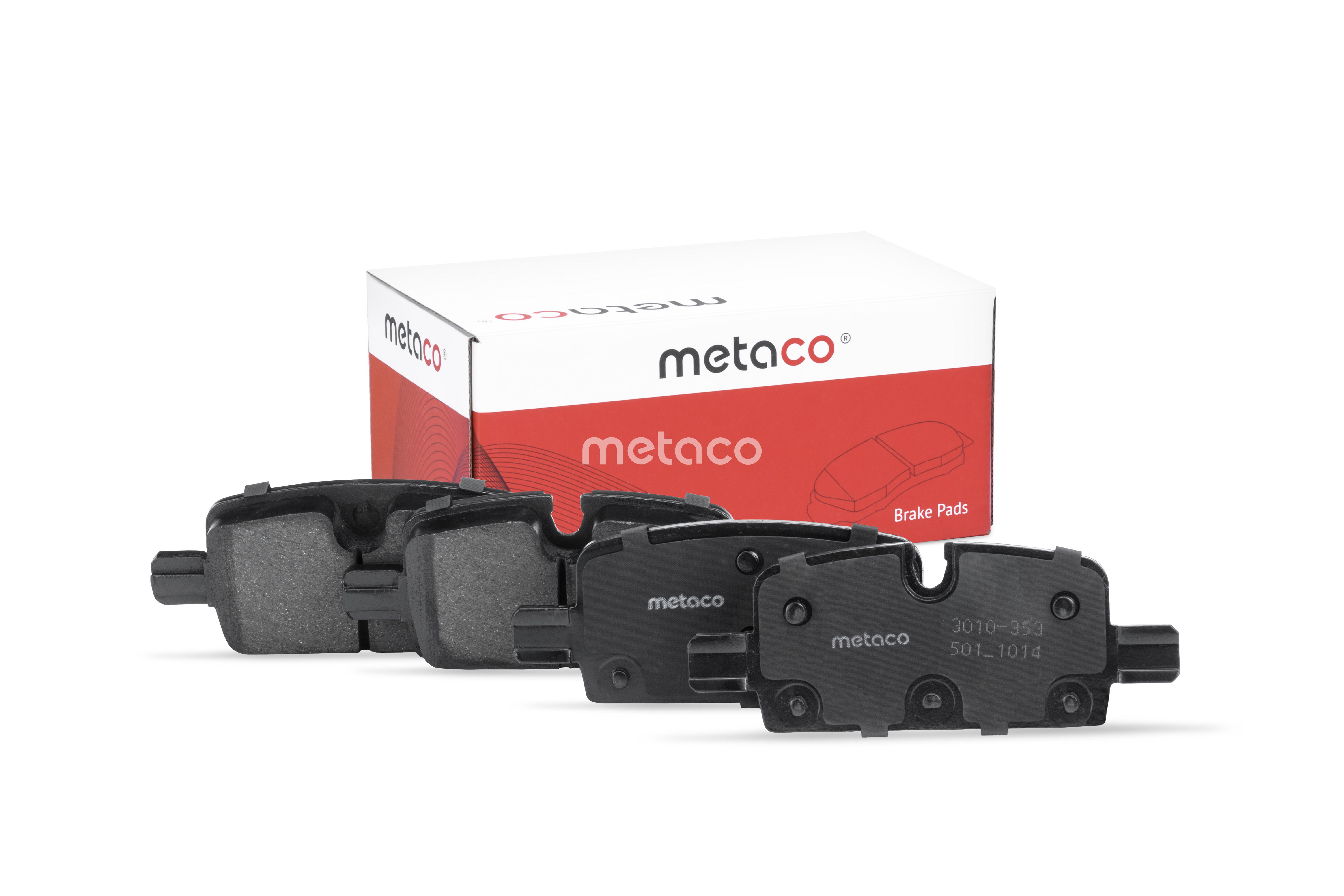 Колодки тормозные задние дисковые к-кт - METACO 3010-353