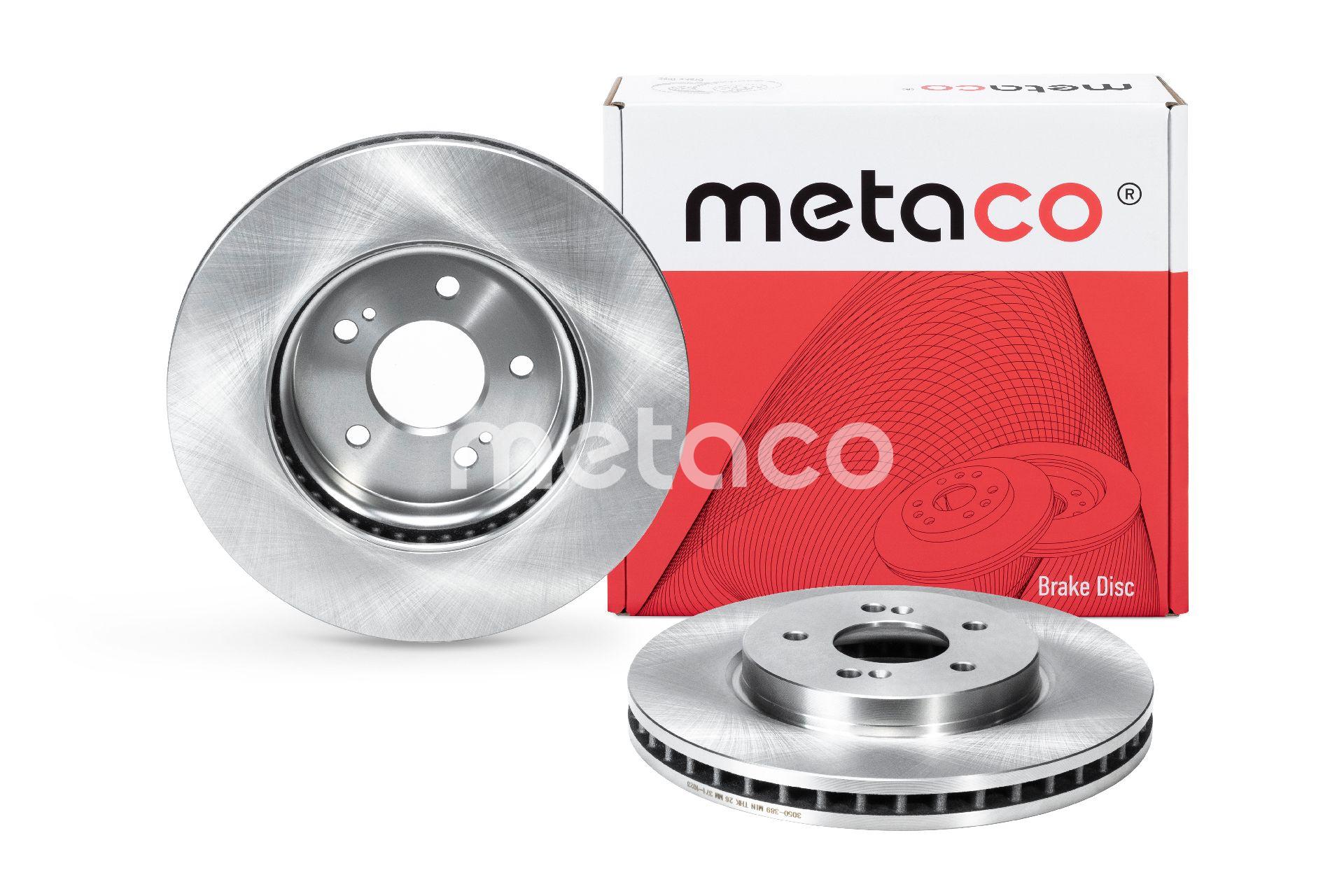 Диск тормозной передний вентилируемый - METACO 3050-389