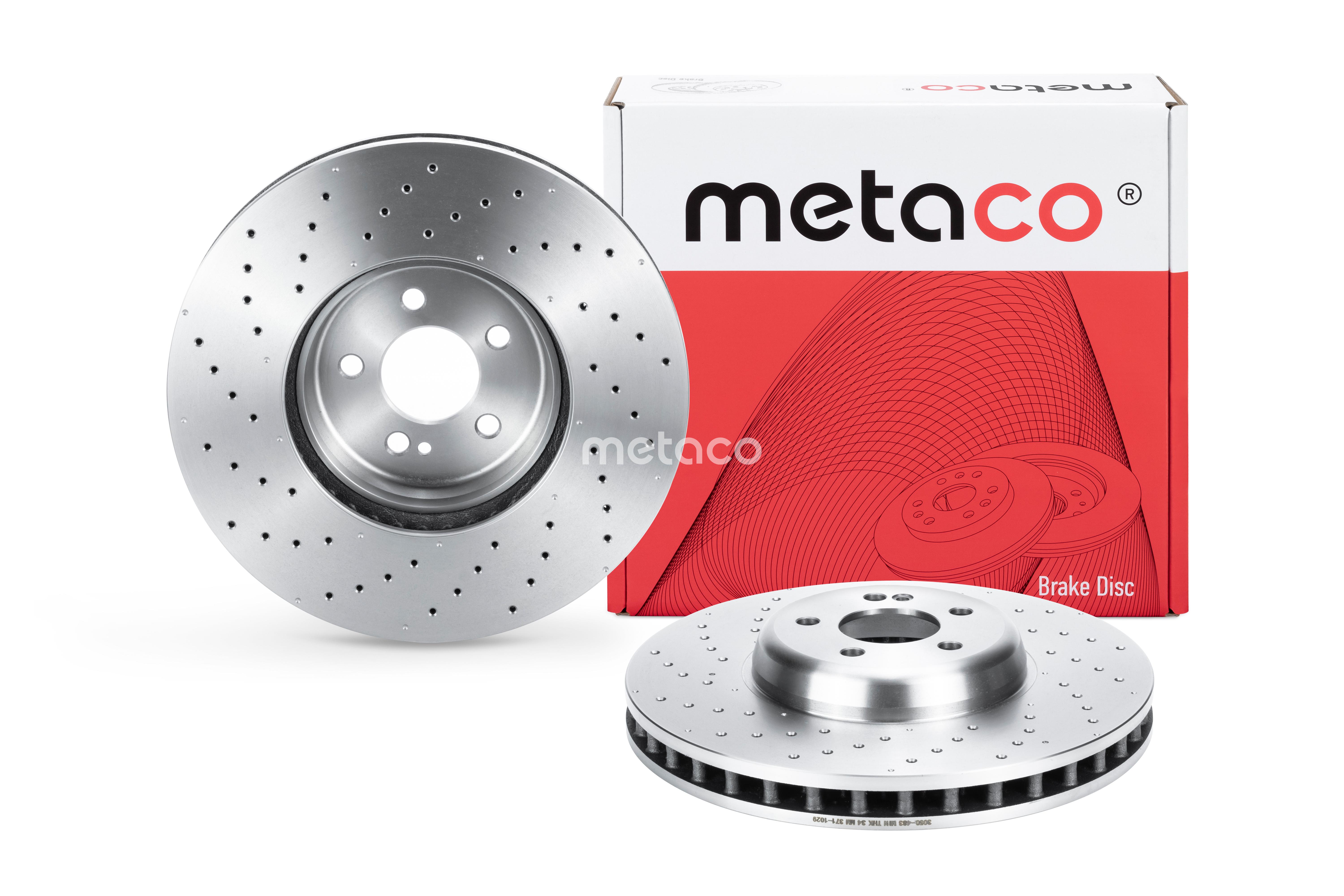 Диск тормозной передний вентилируемый - METACO 3050-483