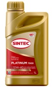 Масло моторное Platinum 7000 10w-40 синтетическое 1 л - SINTEC 600166