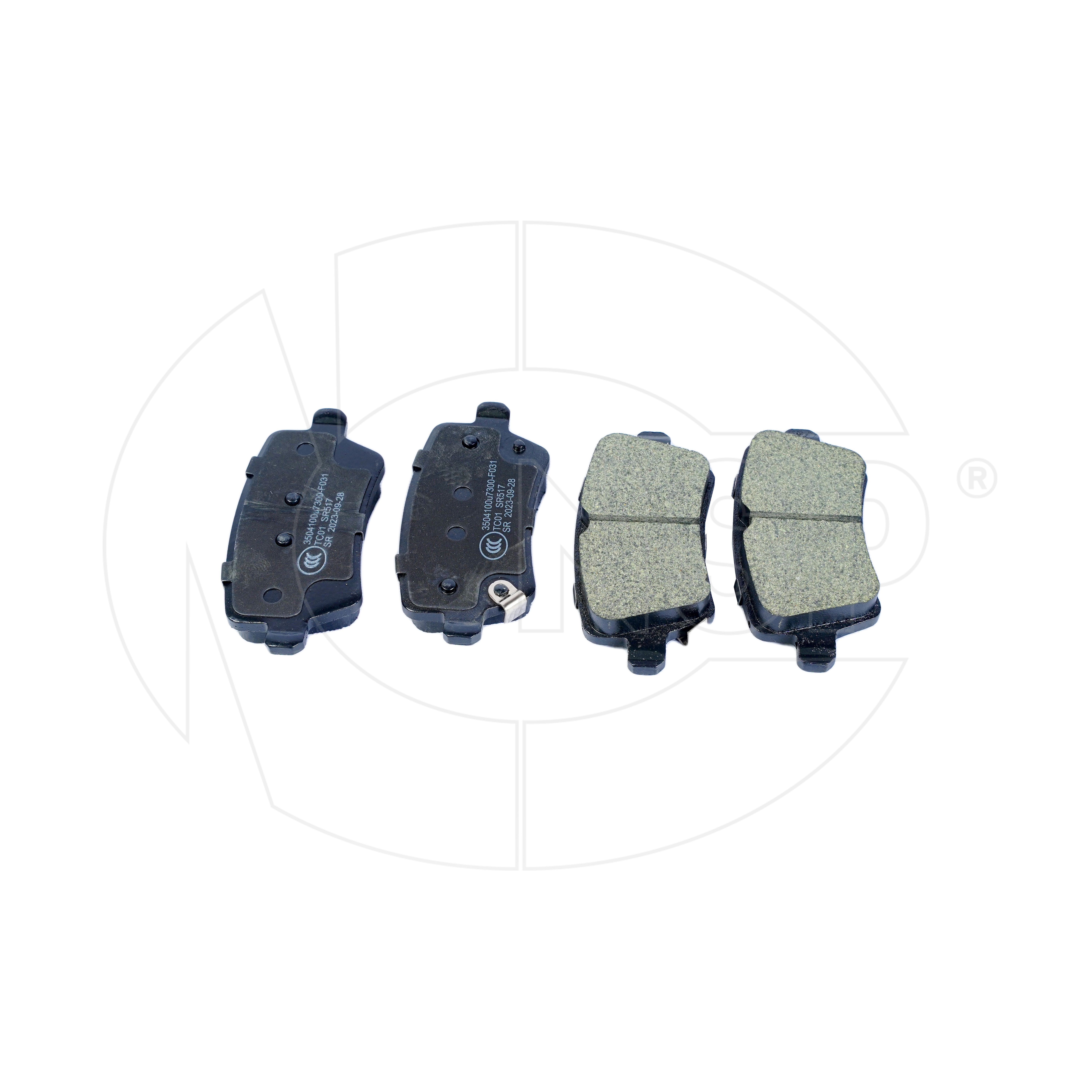 Колодки тормозные задние JAC J7