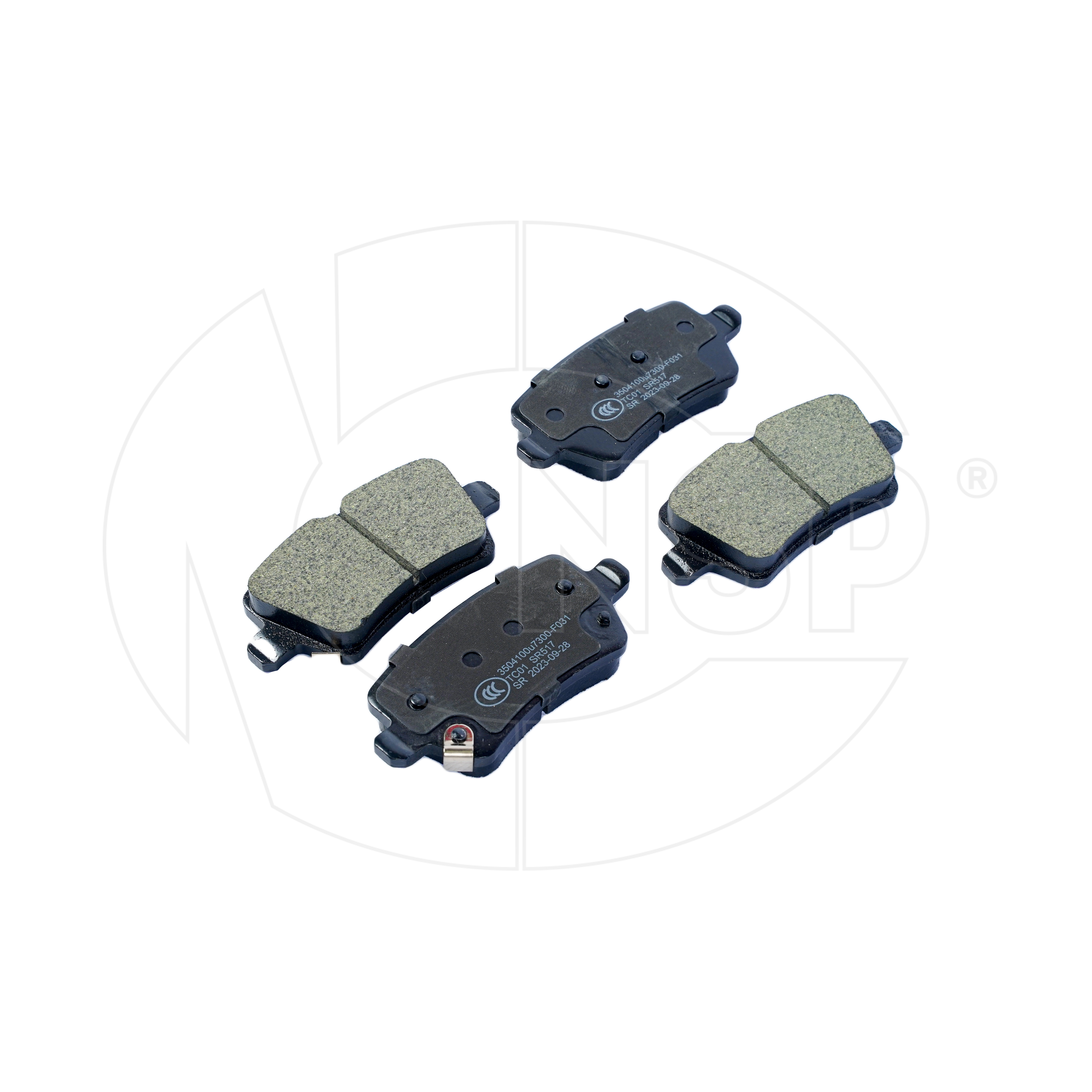 Колодки тормозные задние JAC J7