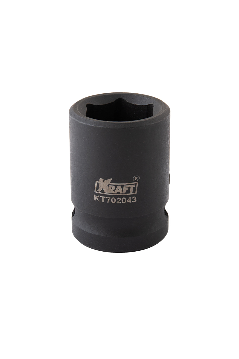 Головка ударная 6-гранная х18 мм 1/2 - KRAFT KT702043