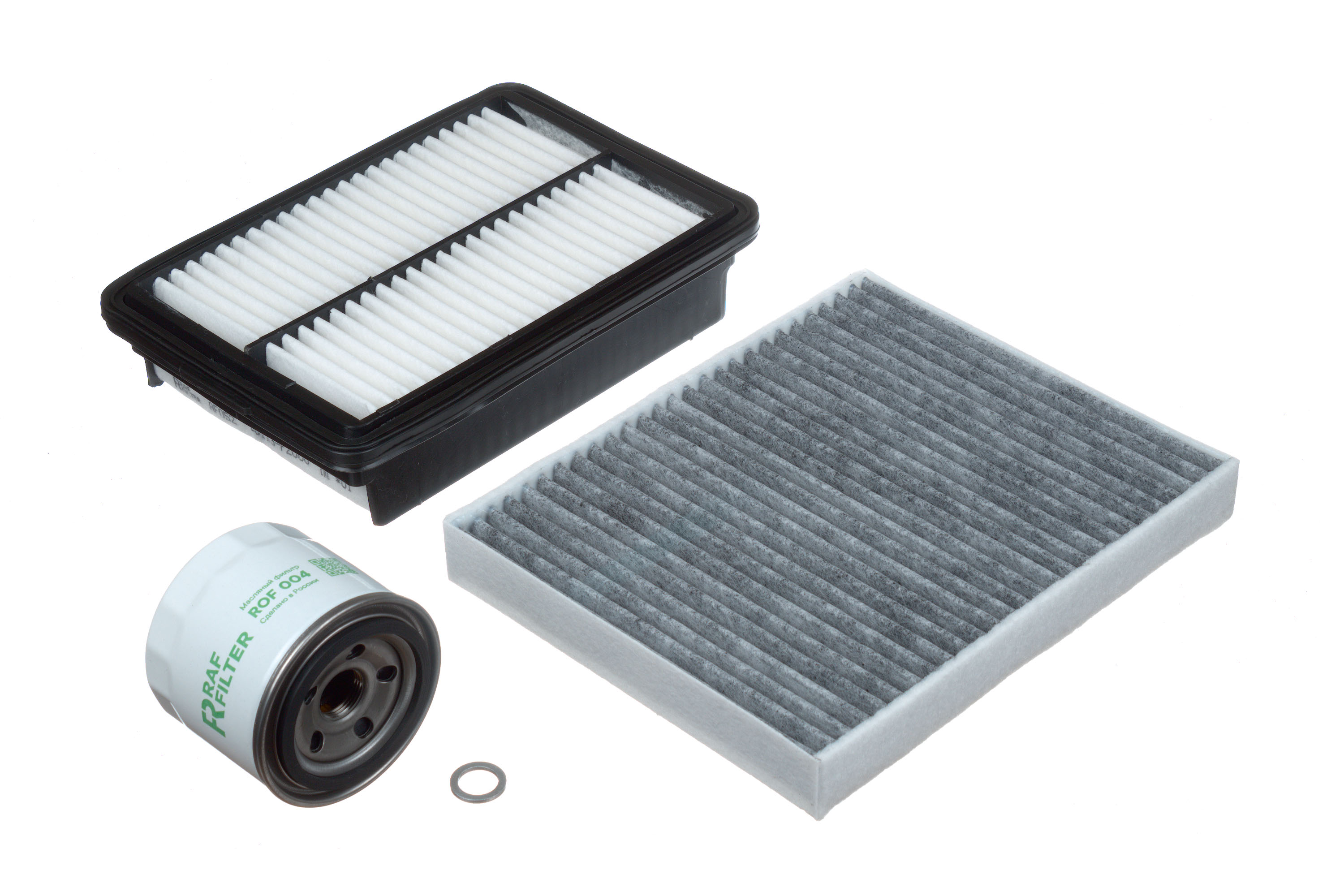 Комплект ТО стандарт Hyundai Elantra VI (ad) (15-20) , KIA Cerato IV (bd) (18-) - RAF Filter RT007S