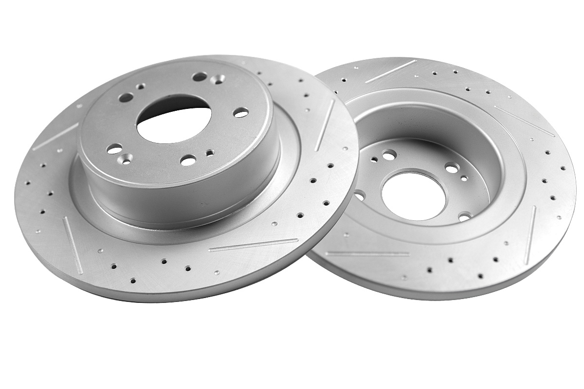 Задний тормозной диск Evolution с перфорацией и насечками, в покрытии geomet PowerStop - Power Stop CBR3462