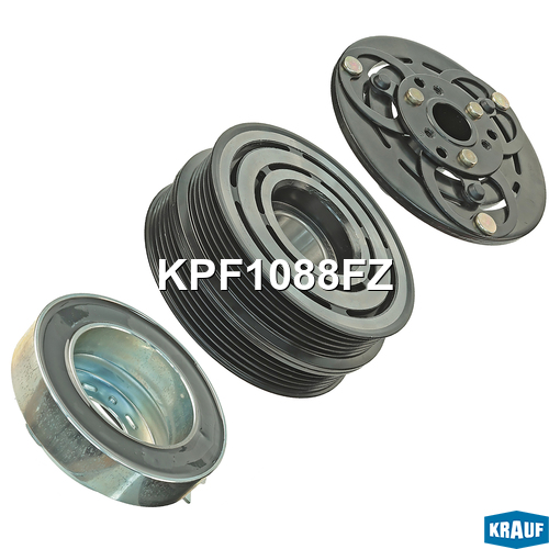Шкив компрессора кондиционера в сборе - Krauf KPF1088FZ