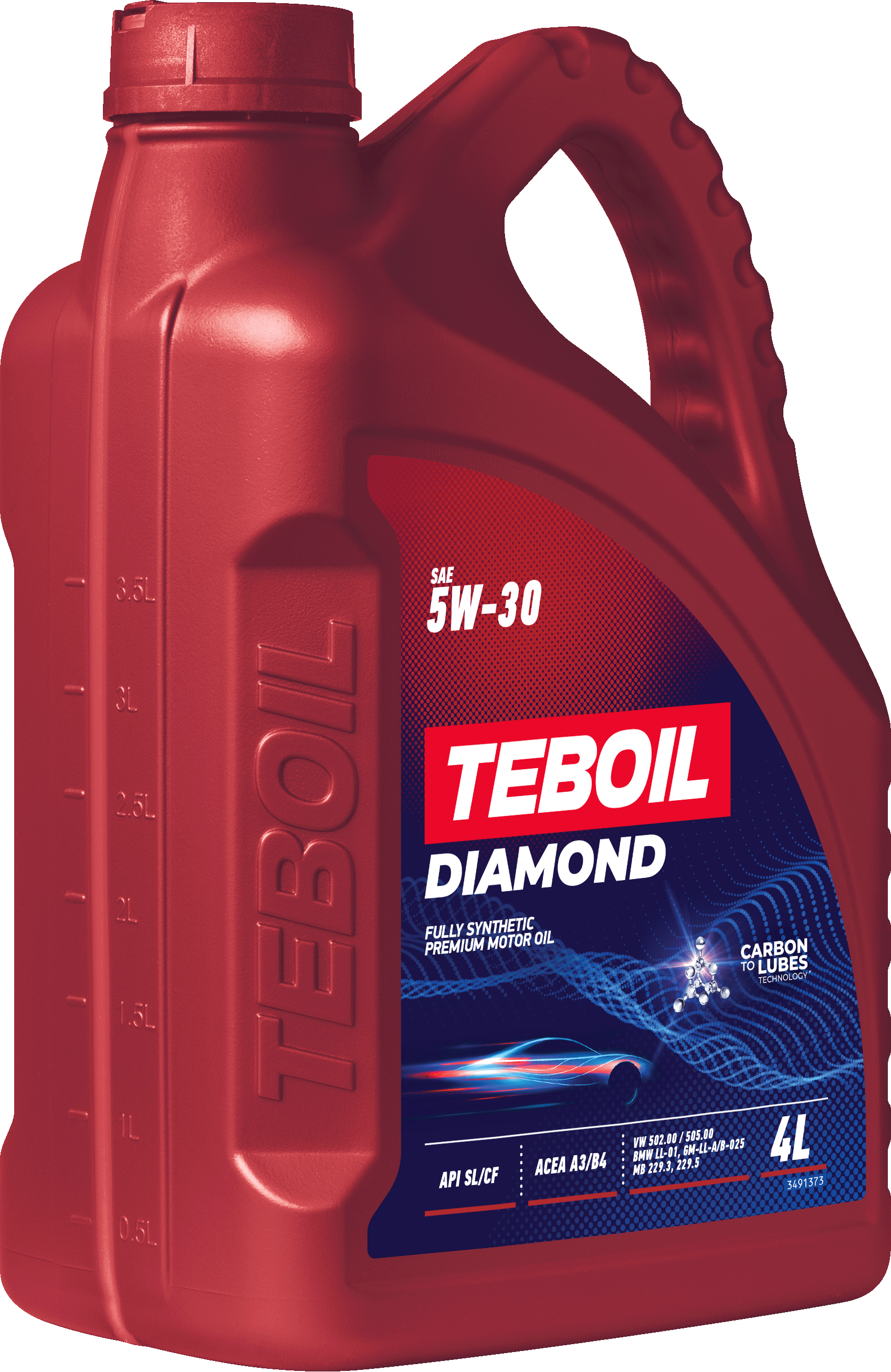 5w-30 Diamond sl/cf 4л (синт. мотор. масло) - TEBOIL 3568097