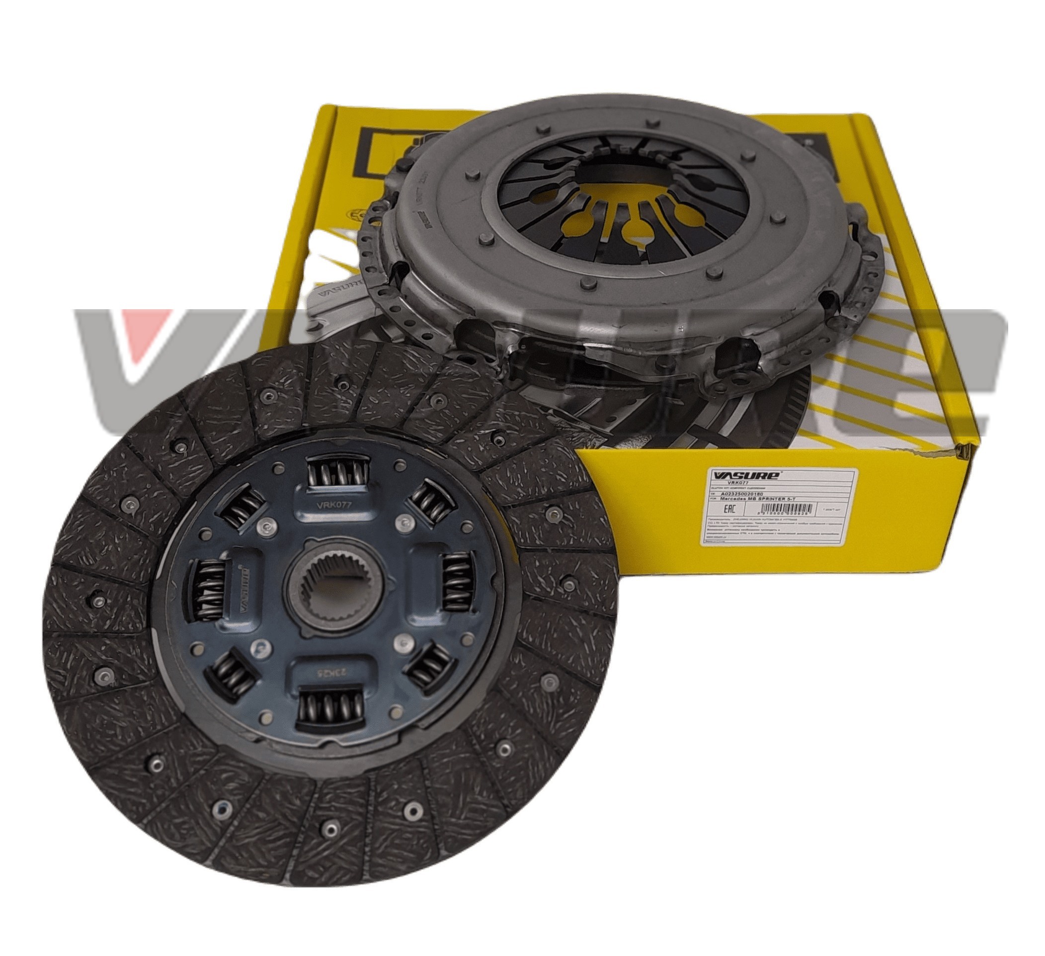 Комплект сцепления, Mercedes MB sprinter 5-T - VASURE VRK077