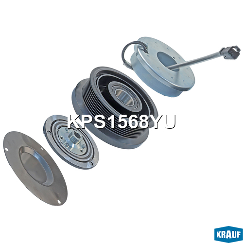 Шкив компрессора кондиционера в сборе - Krauf KPS1568YU