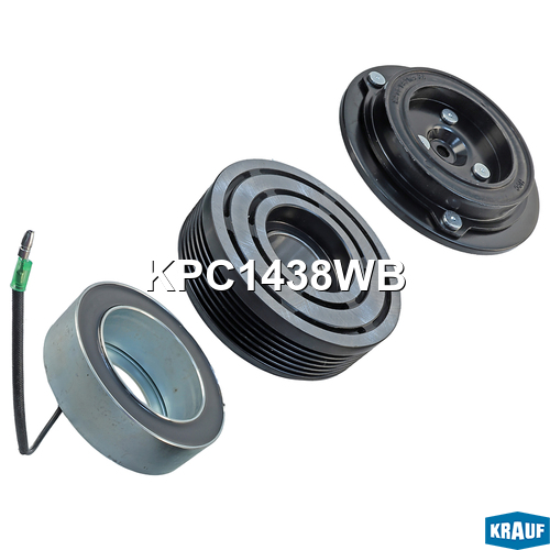 Шкив компрессора кондиционера в сборе - Krauf KPC1438WB