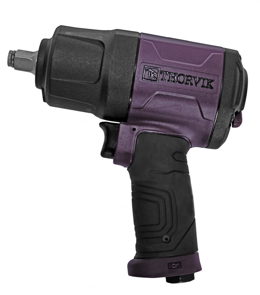 Гайковерт ударный пневматический 1/2 DR 8000 об/мин, 1275 Нм - Thorvik AIW1275