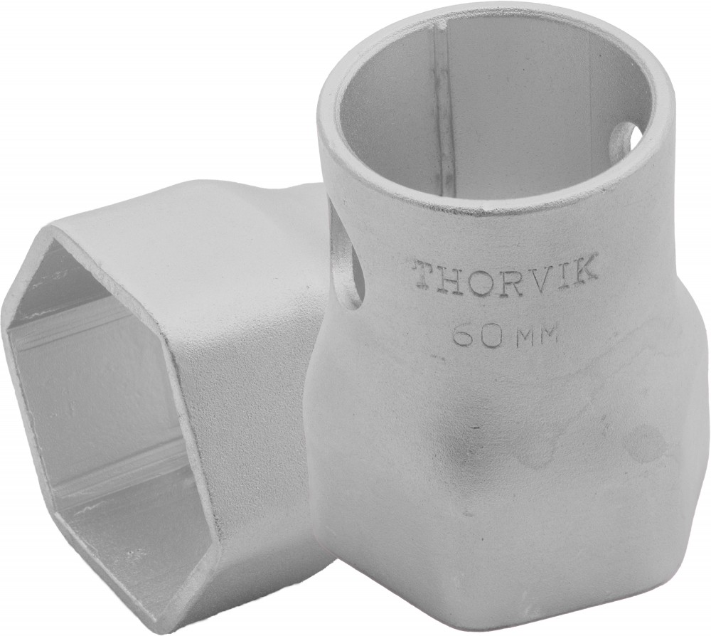 Ключ трубчатый ступичный шестигранный, 60 мм - Thorvik BS6P60