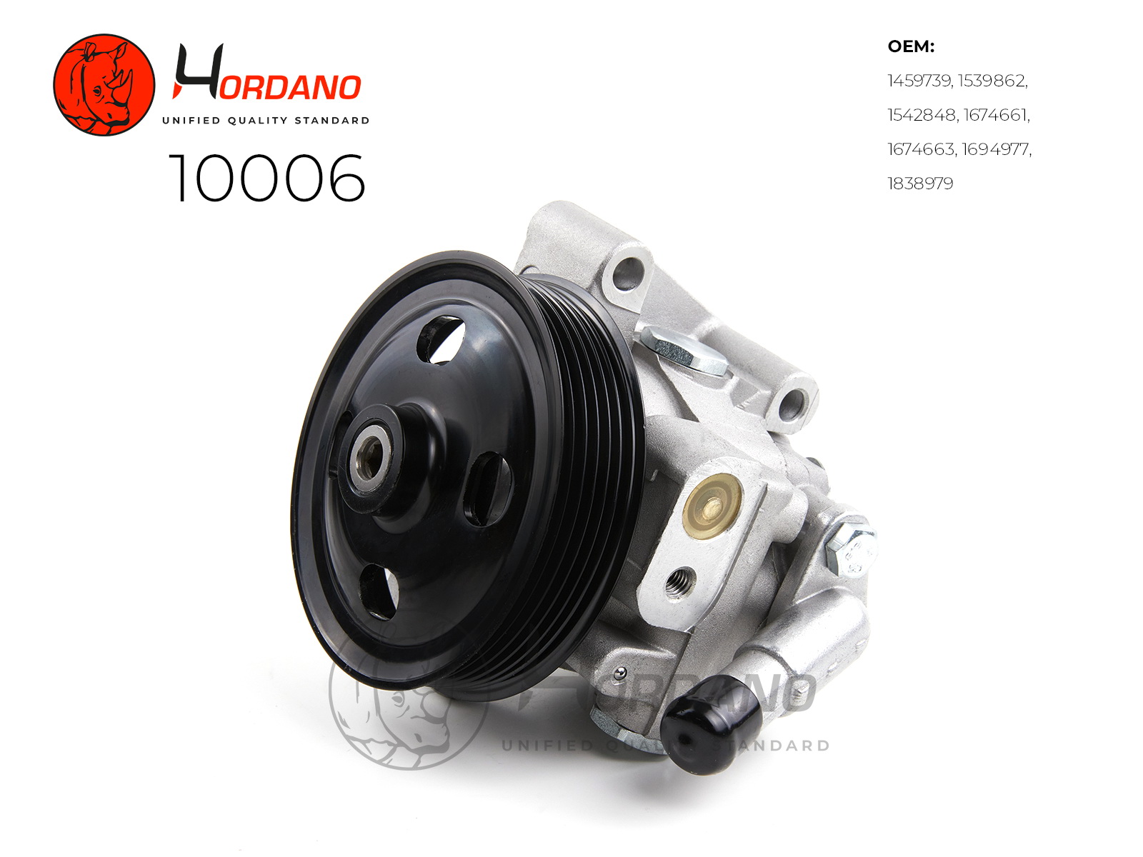 Насос ГУР ford mondeo IV (ba7) - HORDANO 10006
