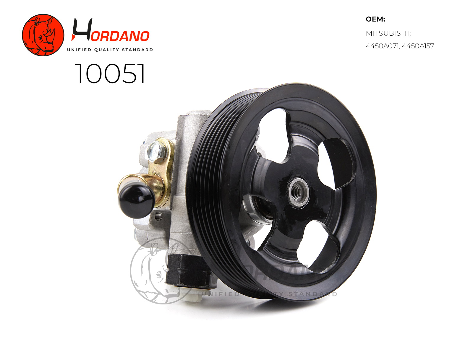Насос ГУР mitsubishi pajero IV (v80, v90) - HORDANO 10051