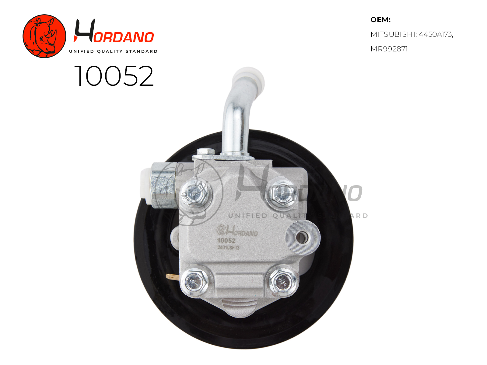 Насос ГУР mitsubishi l200/pajero/montero sport 06-16 (замена на 10100) - HORDANO 10052
