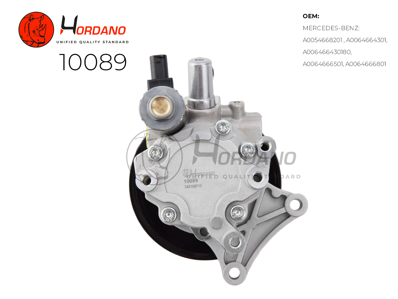 Насос ГУР mercedes-benz c class (w204) - HORDANO 10089
